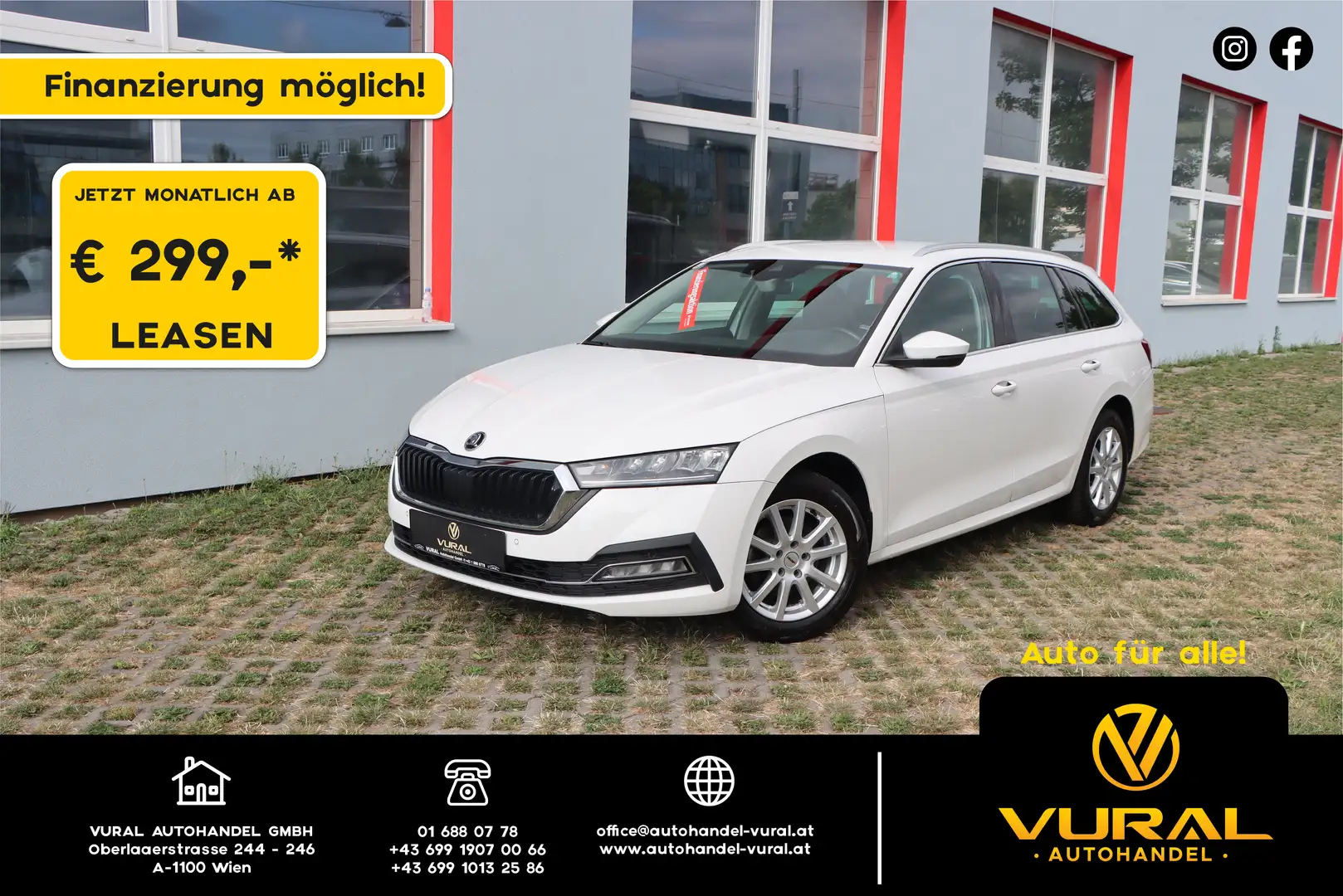 Skoda Octavia 2.0TDI DSG Style |Navigationssystem|LED|R.Kamera| Weiß - 1