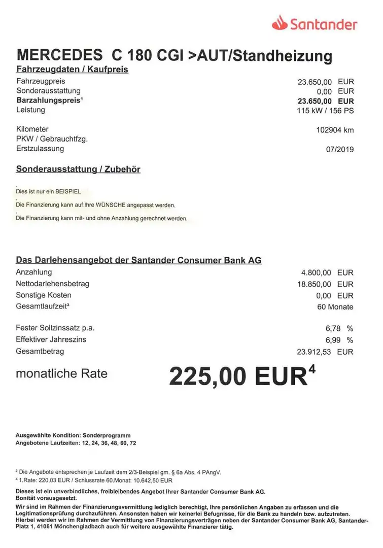 Mercedes-Benz C 180 CGI Lim AUT/NAV/LED/SHZ/PDC/KAM/Distronic Schwarz - 2