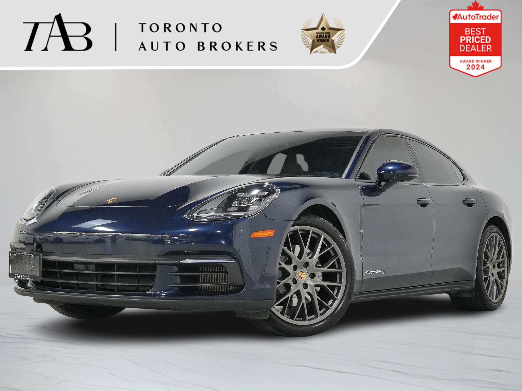 Blue 2018 Porsche Panamera Sedan All-Wheel Drive Automatic
