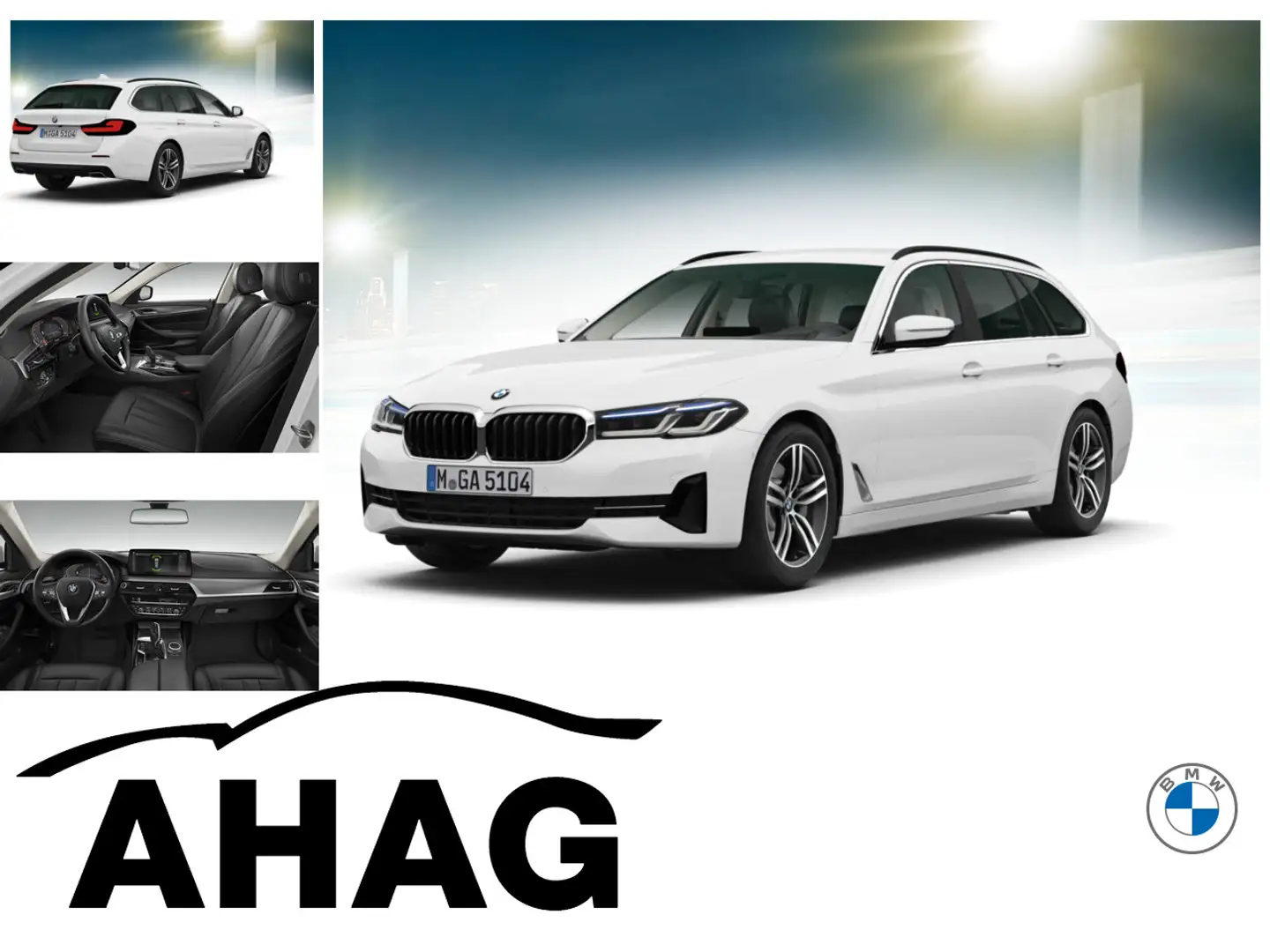 BMW 530 d Touring Innovations + Business Paket* Blanc - 1