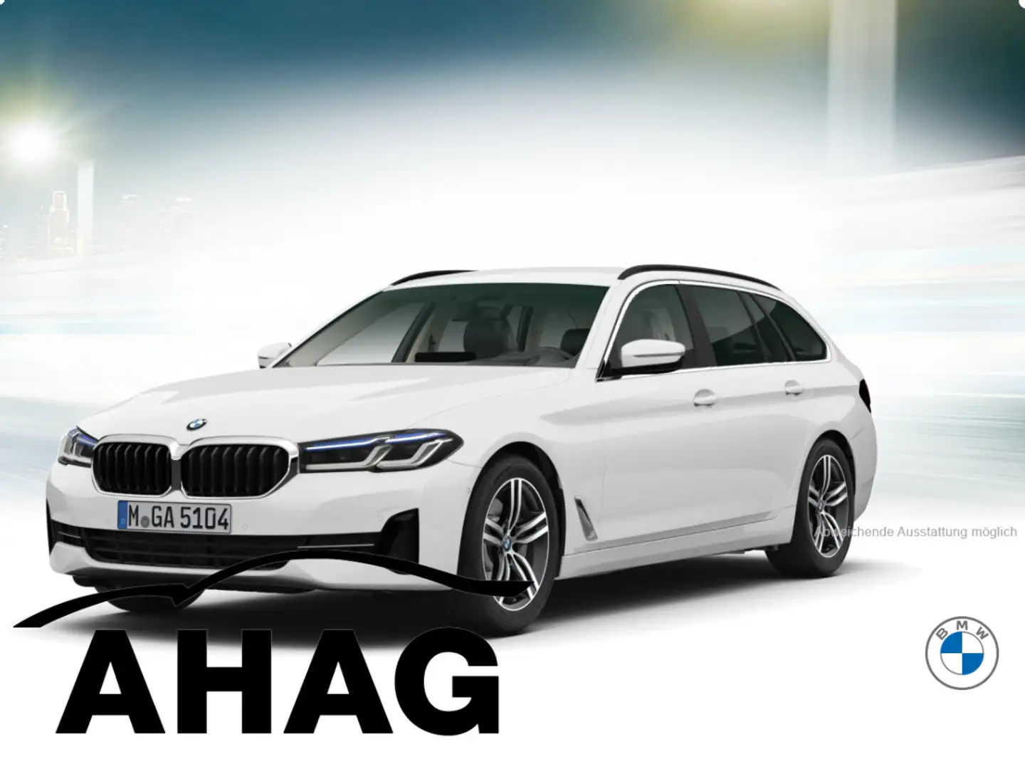 BMW 530 d Touring Innovations + Business Paket* Blanc - 2