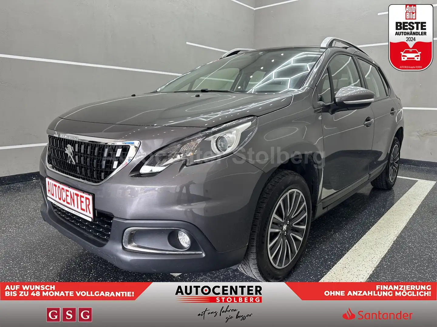 Peugeot 2008 Active "NAVI-PANO-KAMERA-MULTI-KLIMA" Gris - 1