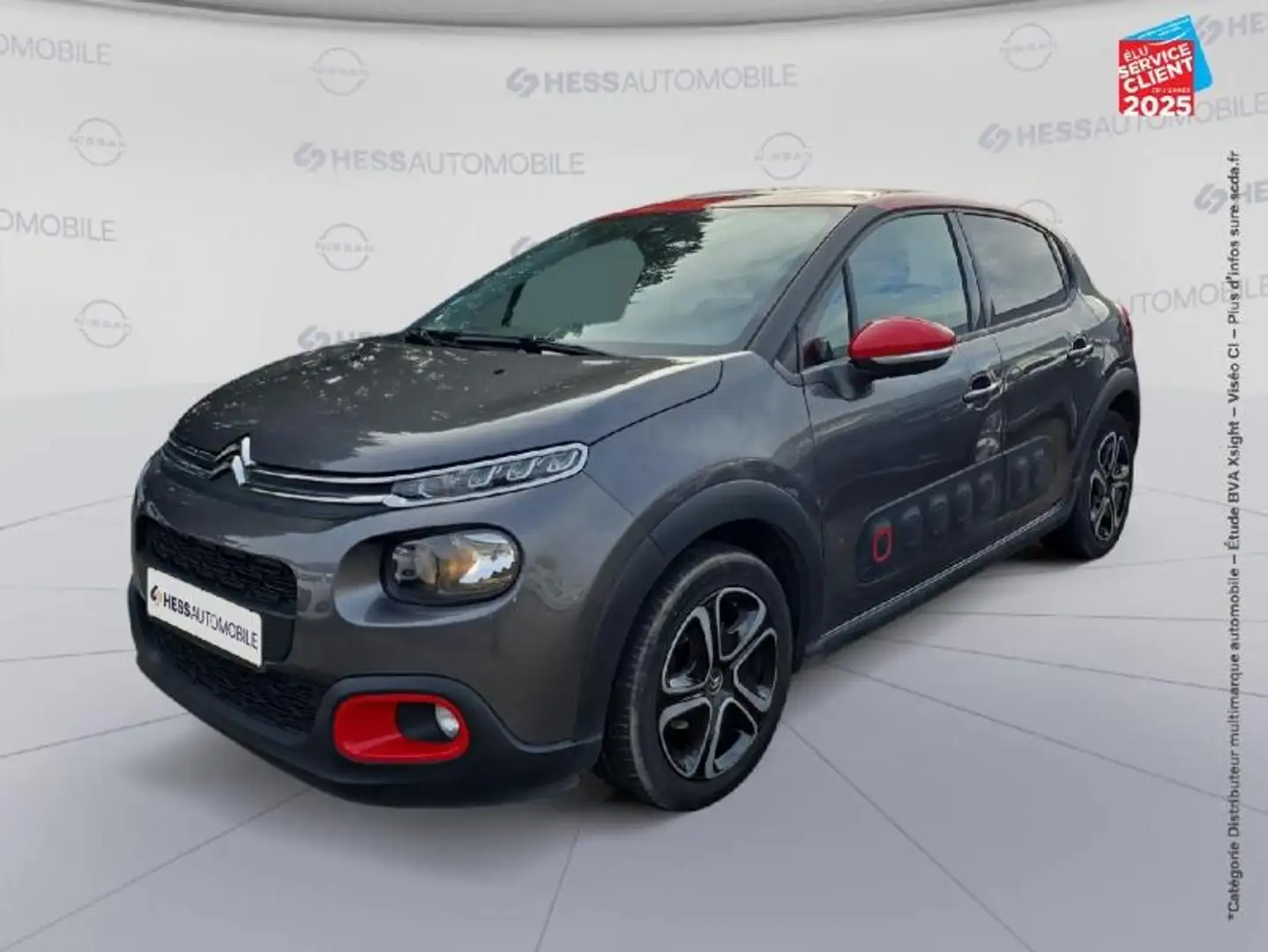 Citroen C3 PURETECH 82CH SHINE S\u0026S E6.D-TEMP Gris - 1
