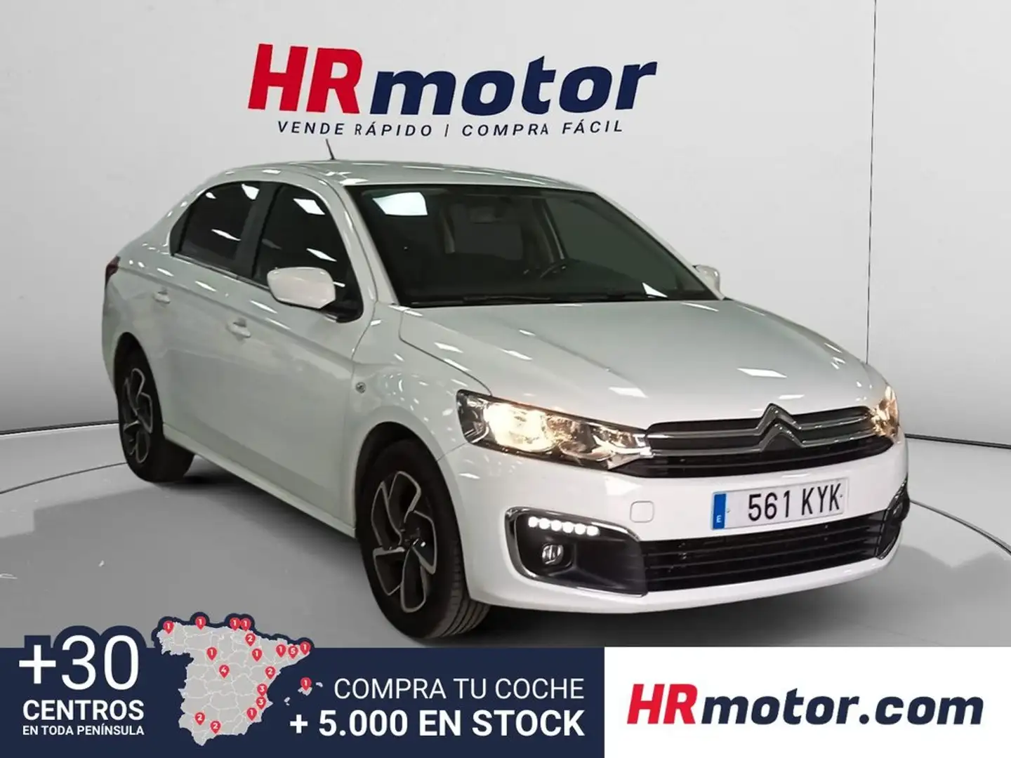 Citroen C-Elysée 1.2 PureTech 82 Shine Blanc - 1