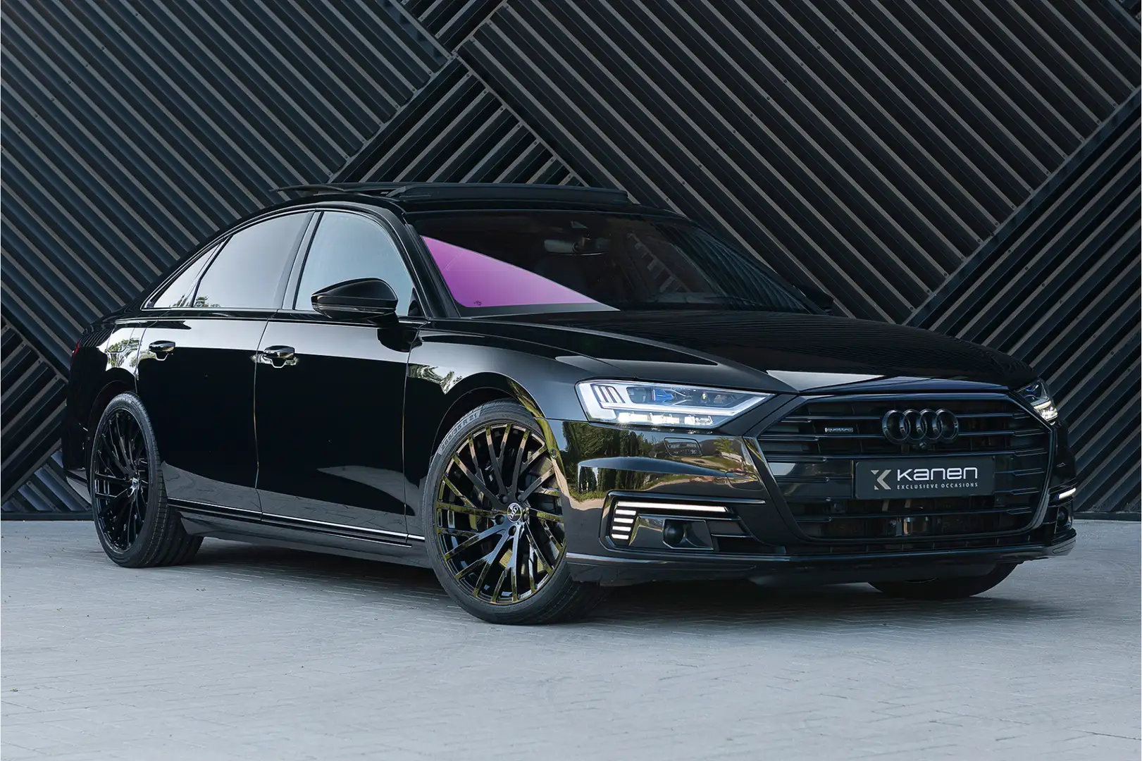 Audi A8 60 TFSI e quattro S-Line S-stoelen Pano B&O 360 He Zwart - 1