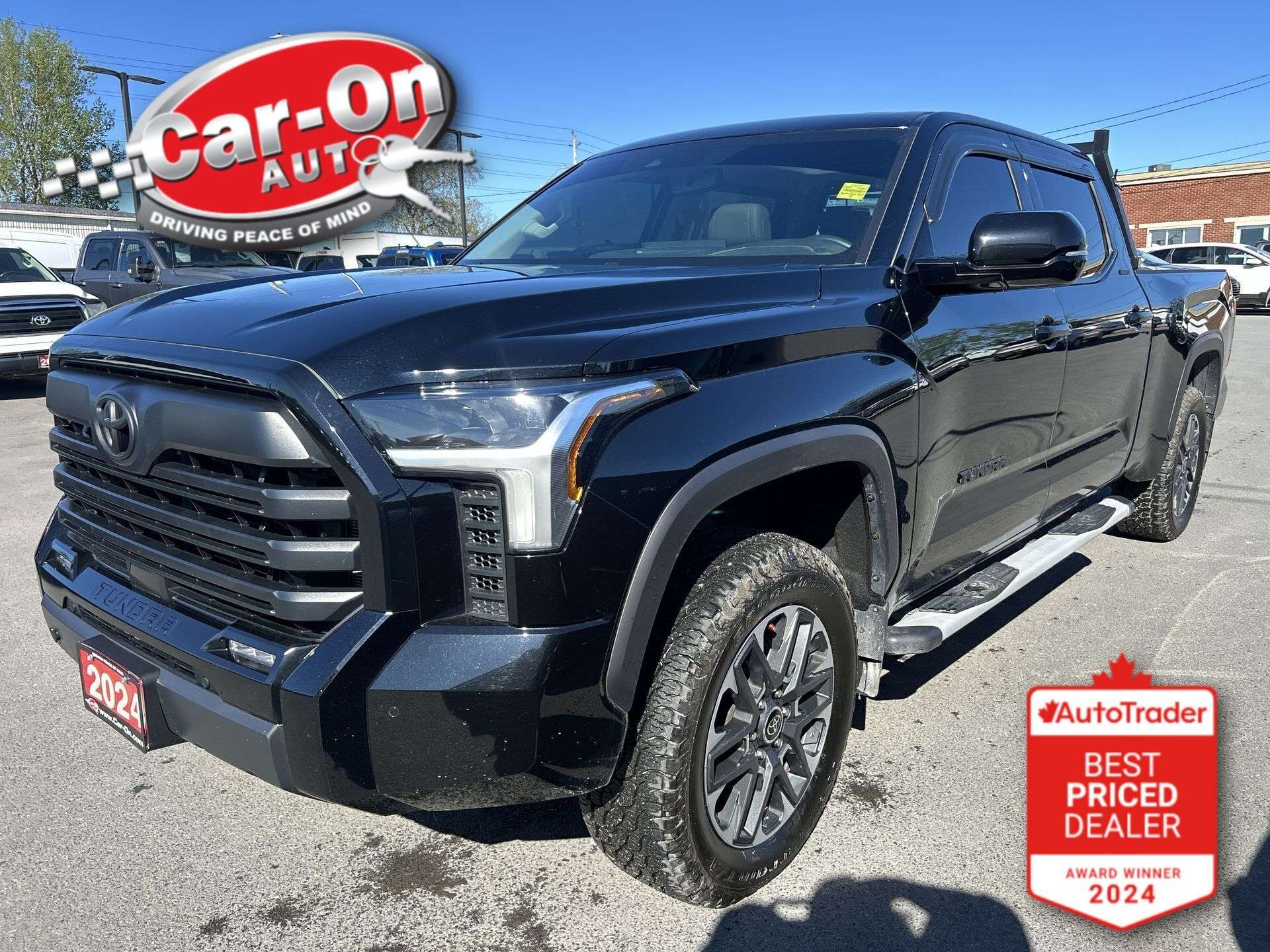 Black 2024 Toyota Tundra Pickup Truck Four-Wheel Drive Automatic