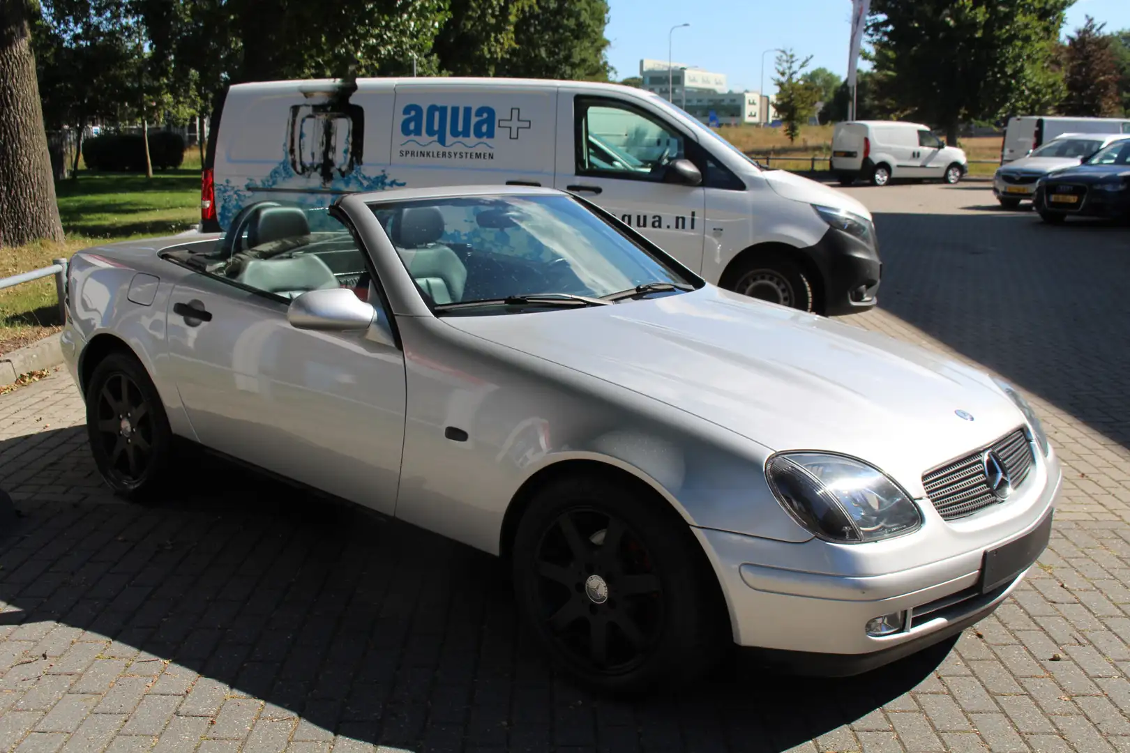 Mercedes-Benz SLK 230 K. Automaat, Airco, Full Service Argento - 2