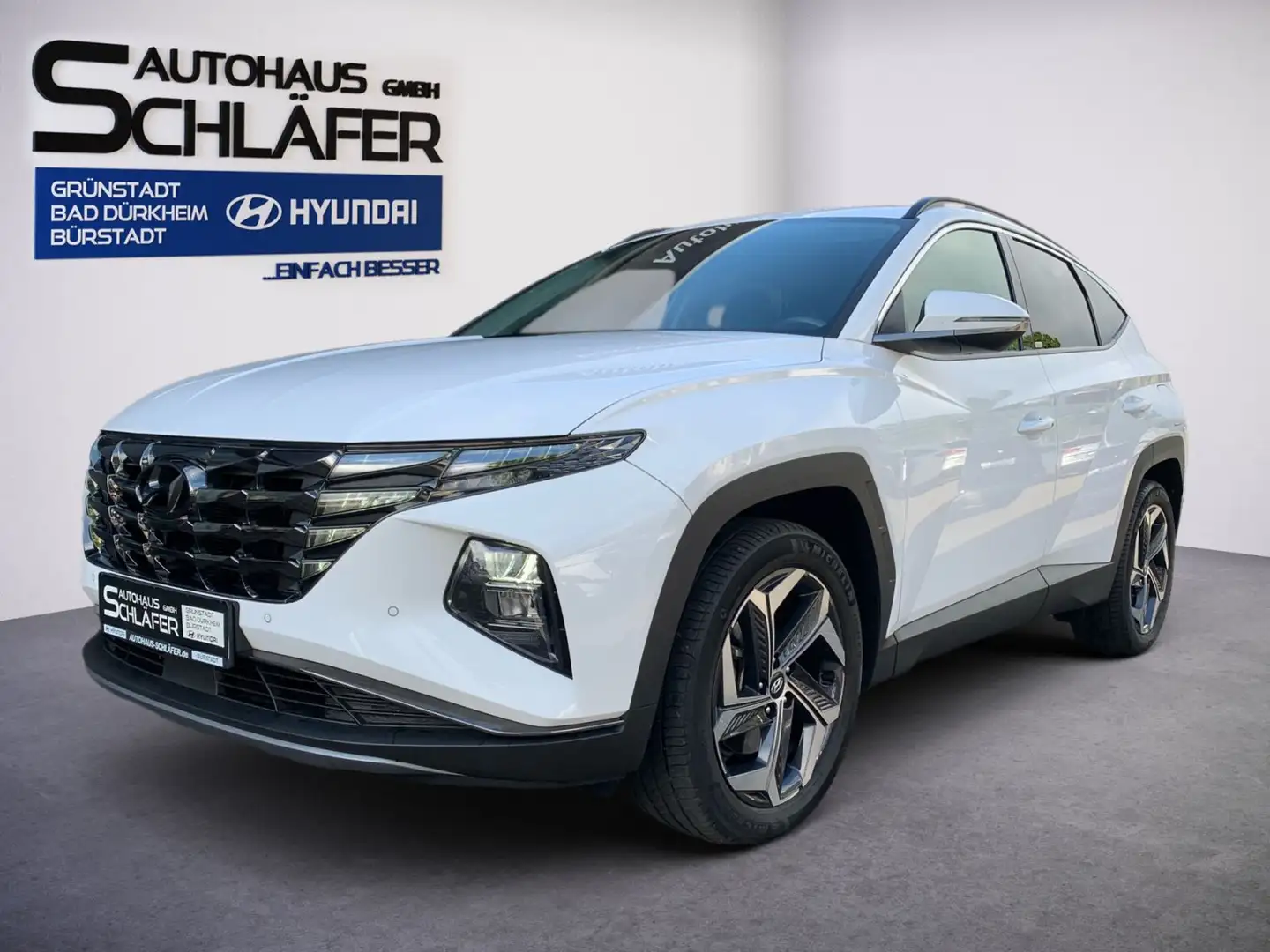 Hyundai TUCSON TUCSON 1.6 T-GDI Trend Plug-In Hybrid 4WD ECS As Weiß - 1