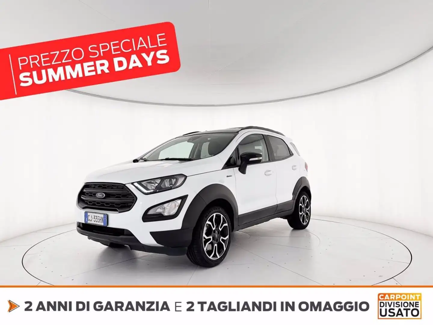 Ford EcoSport 1.0 ecoboost active s&s 125cv GPL White - 1