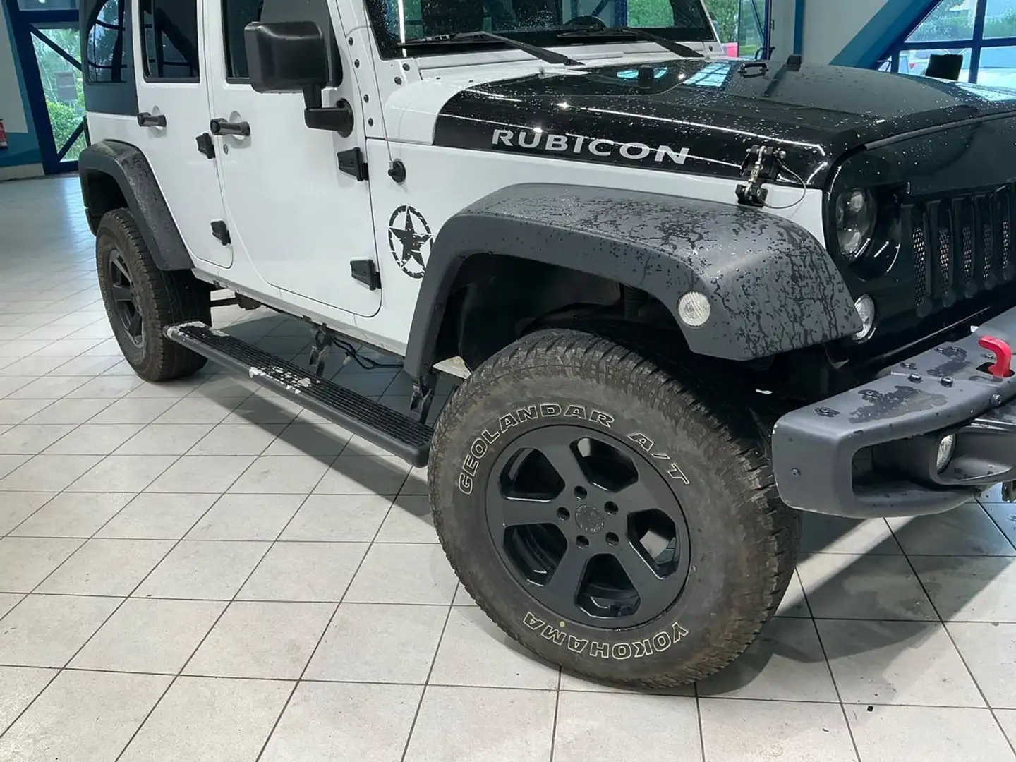 Jeep Wrangler Unlimited 2.8CRD Sahara *Navi| Leder| AHK* Weiß - 2