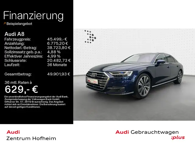Audi A8 50 TDI qu tip*Air*B&O*HUD*Pano*Standh*Laser*V