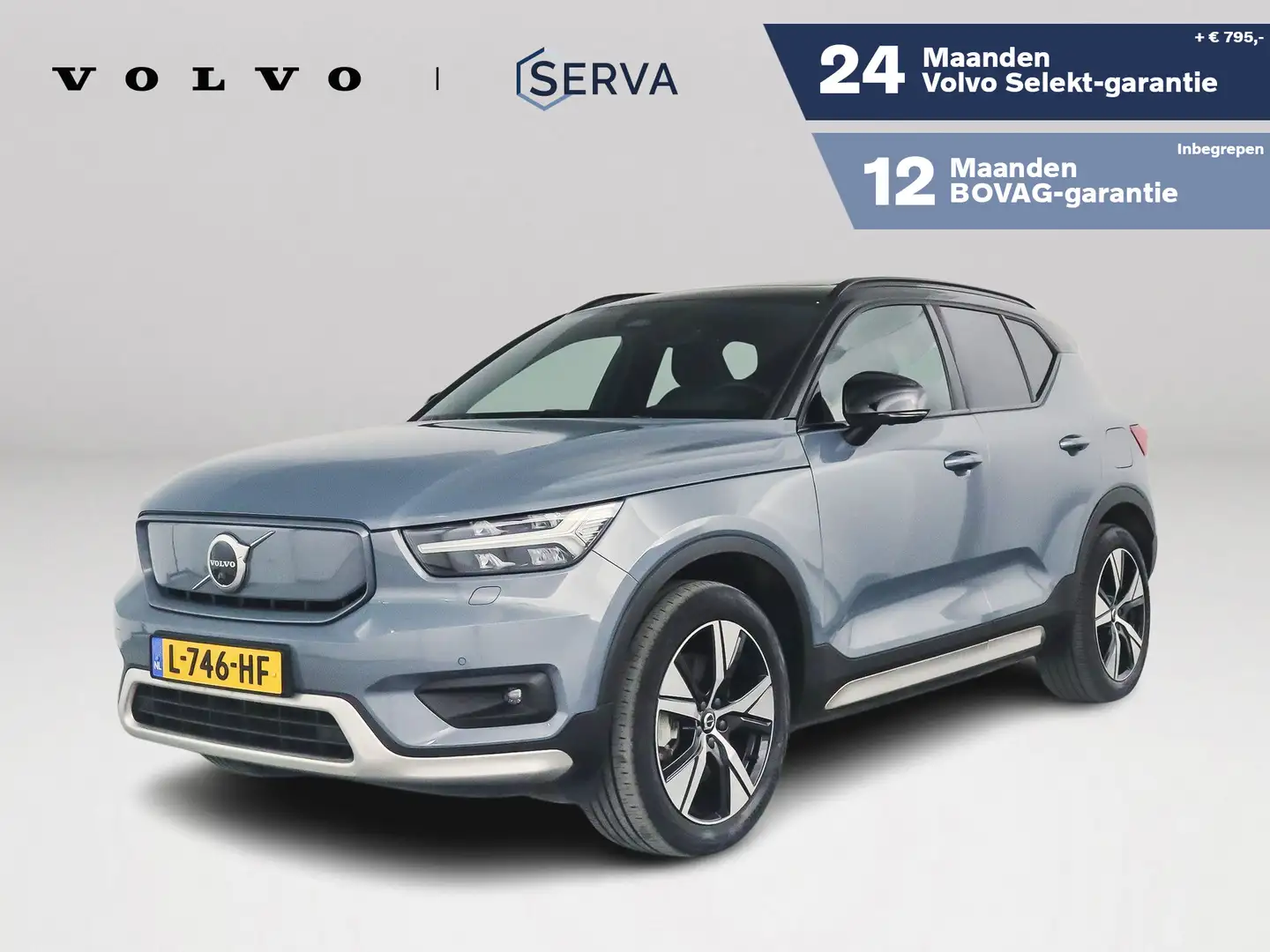 Volvo XC40 Recharge P8 AWD R-Design | Panoramadak | 360° came Grijs - 1