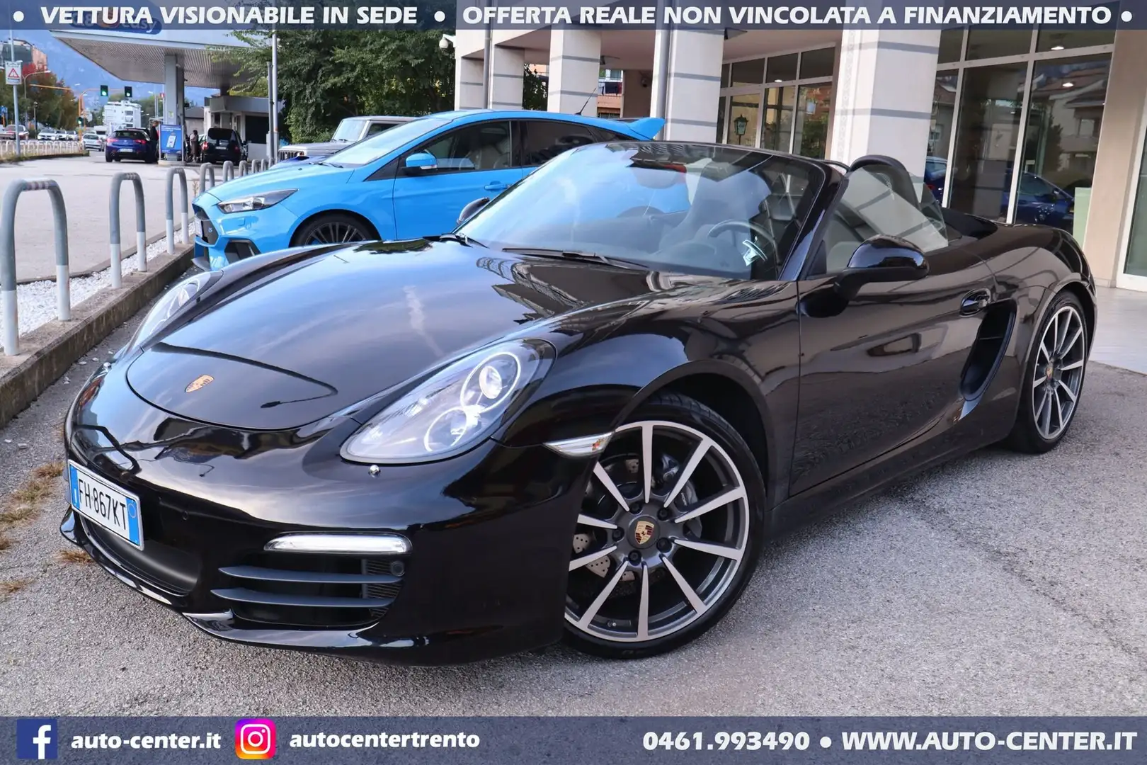 Porsche Boxster Black Edition 2.7 PDK 265CV Nero - 2