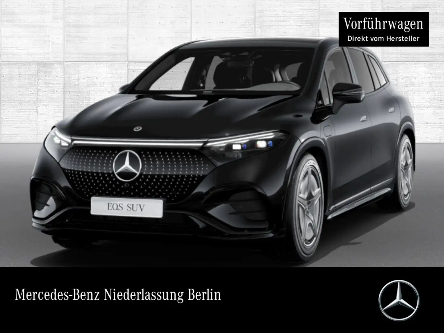 Mercedes-Benz EQS SUV EQS 450 4MATIC SUV AMG Fahrass Fondent Pano Distr. Schwarz - 1
