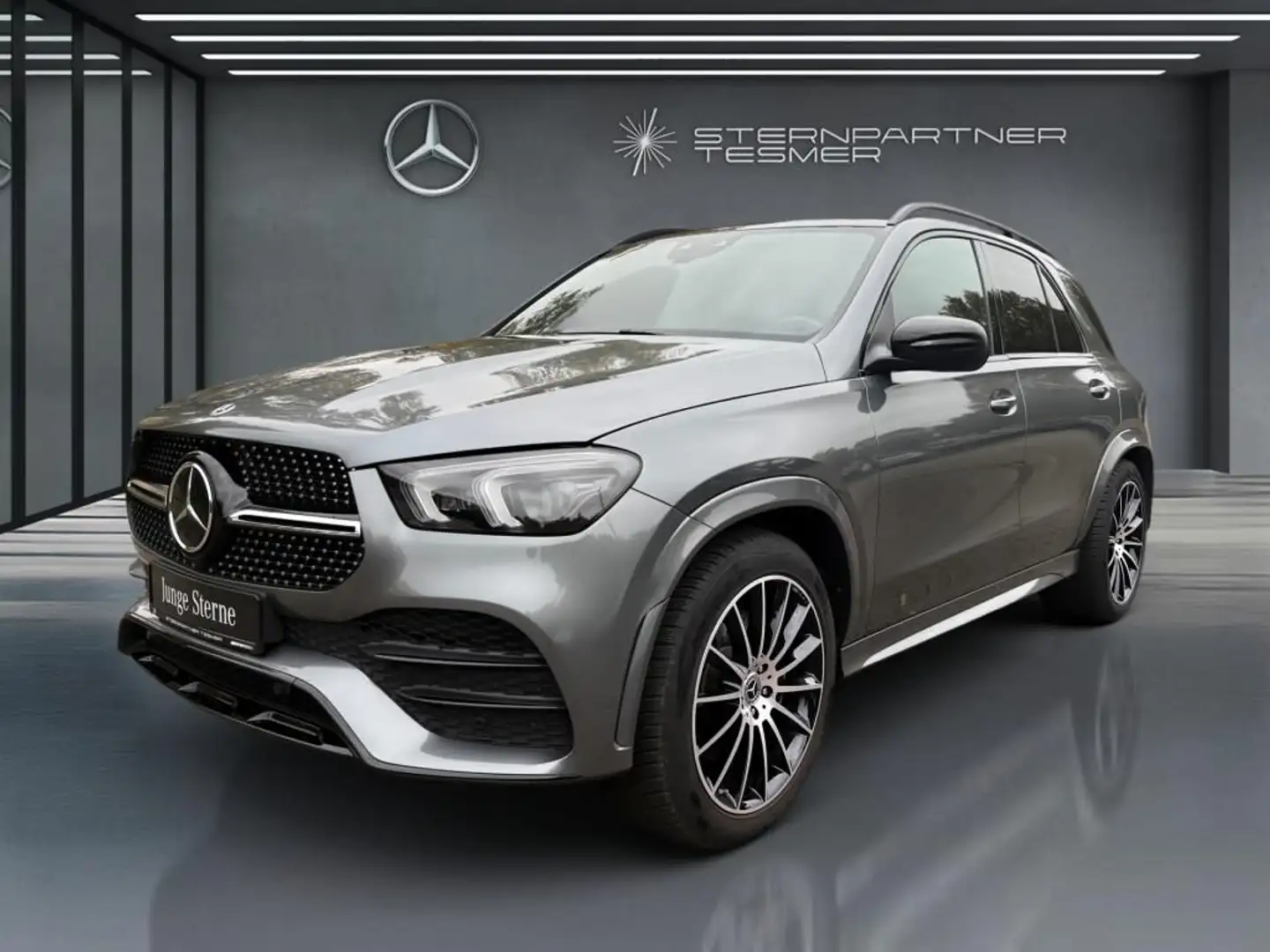 Mercedes-Benz GLE 300 d 4M AMG+NIGHT+PANO+AHK+AIRMATIC+MULTIB. Grau - 2