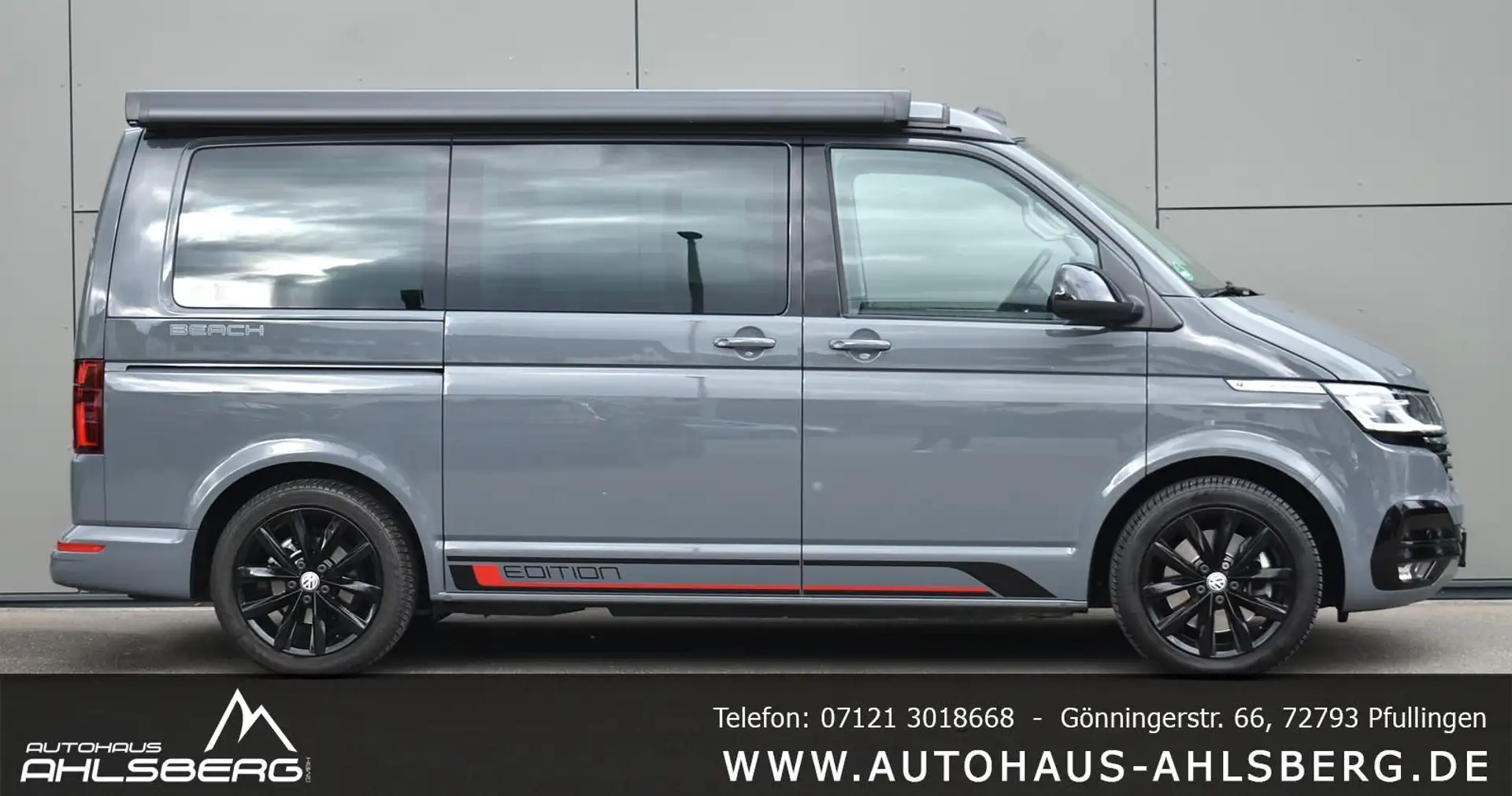 Volkswagen T6.1 California T6.1 Cali.Beach Edit.Camper D.Cockp./Markise/Sthz. Szary - 2