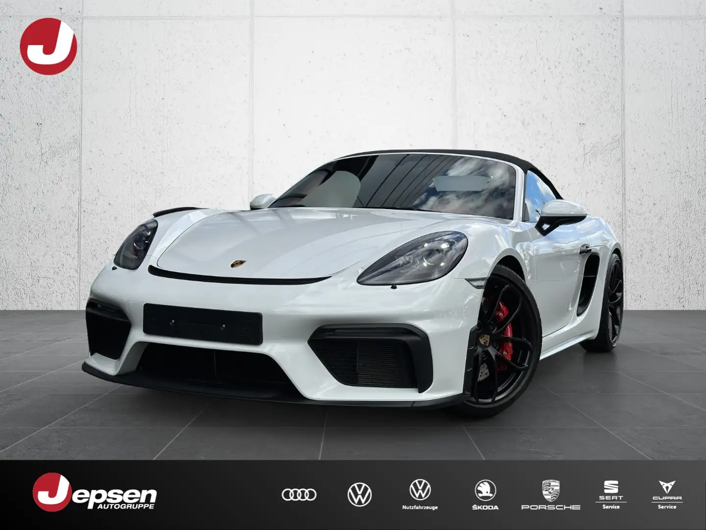 Porsche Boxster Spyder 718 Vollschalensitz Blanc - 1
