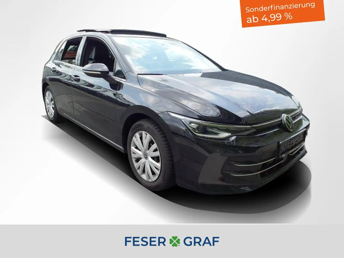Volkswagen Golf 1.5eTSI Edition 50 IQ-Light Pano AHK Schwarz - 1