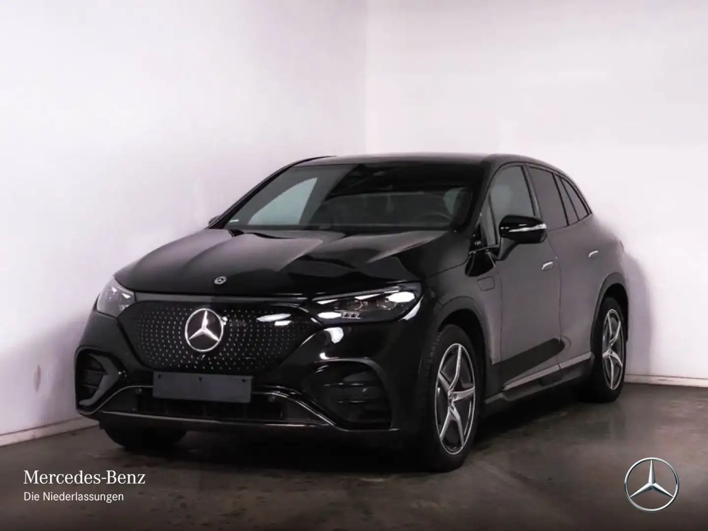 Mercedes-Benz EQE SUV EQE 350 4M AMG+NIGHT+PANO+360+AHK+BURMESTER Schwarz - 2