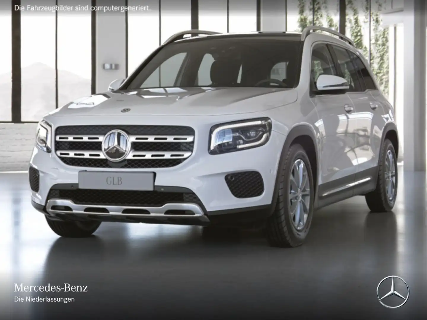 Mercedes-Benz GLB 200 PROGRESSIVE+PANO+AHK+MULTIBEAM+KAMERA+7G Weiß - 2