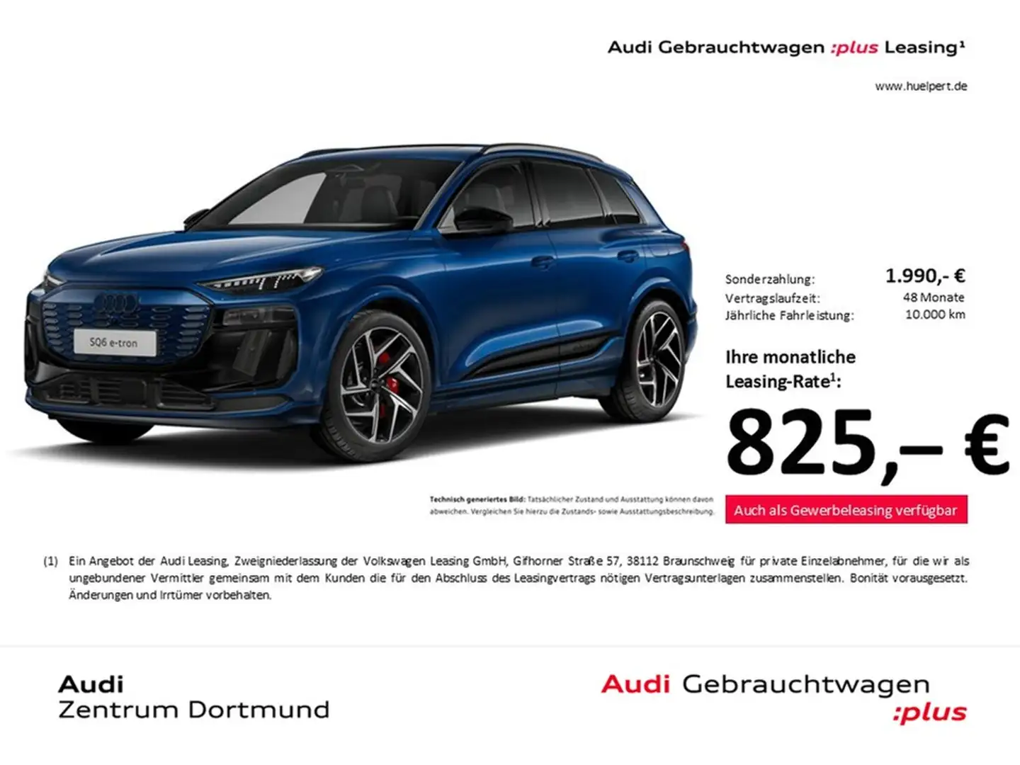 Audi SQ6 e-tron quattro edition one blue CARBON PANO Albastru - 1