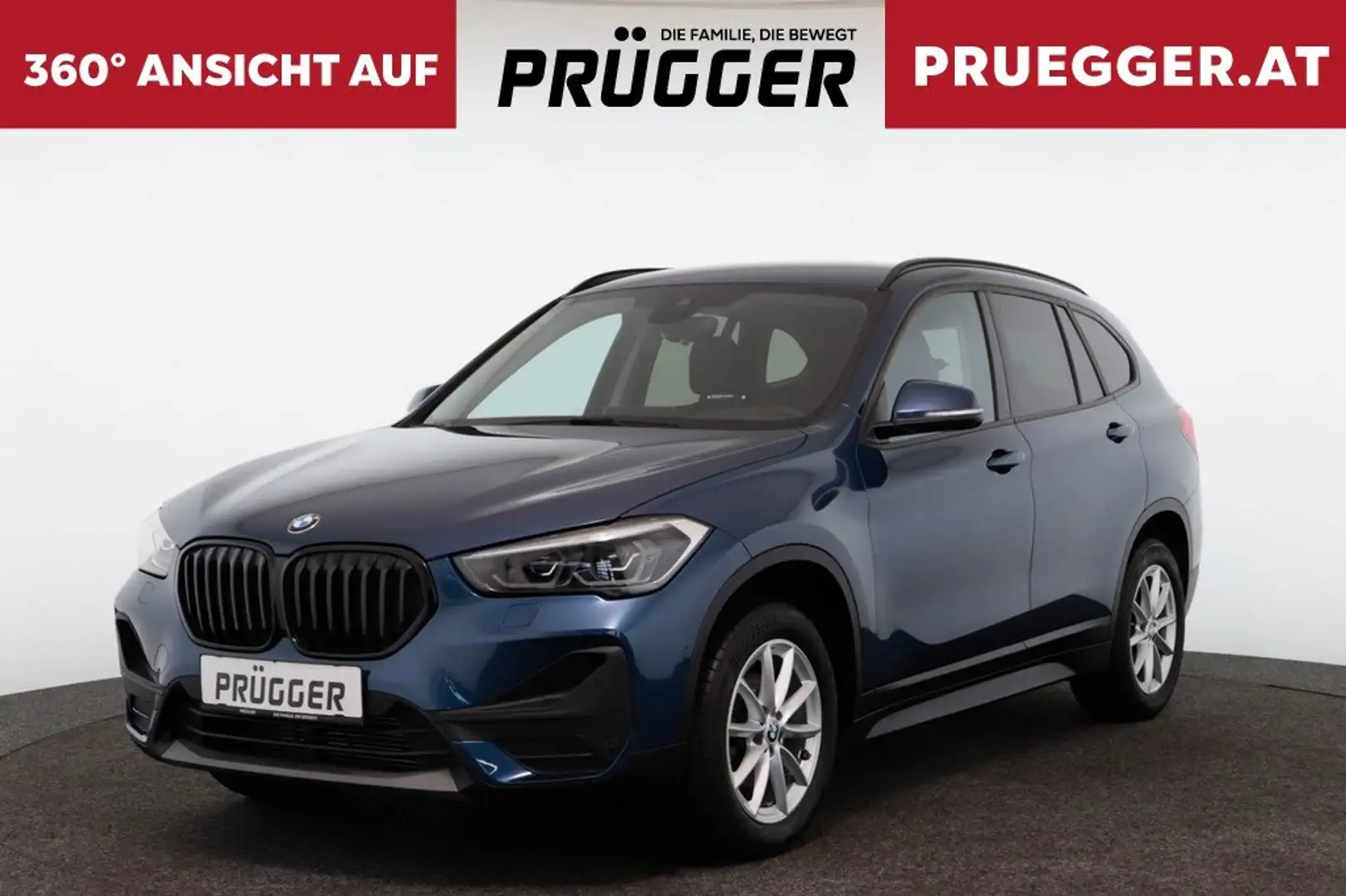 BMW X1 sDrive16d Autom NAVI LED HUD AHV SPORTSITZE Blauw - 1