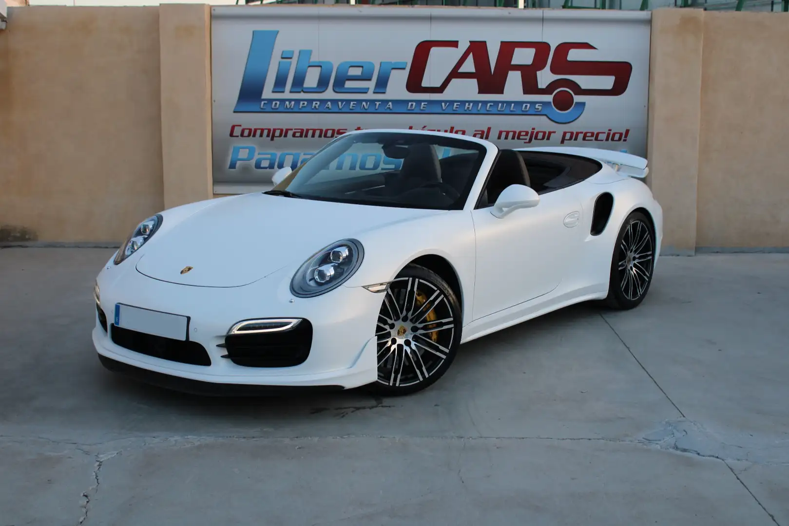 Porsche 991 Turbo Cabriolet PDK Blanco - 2