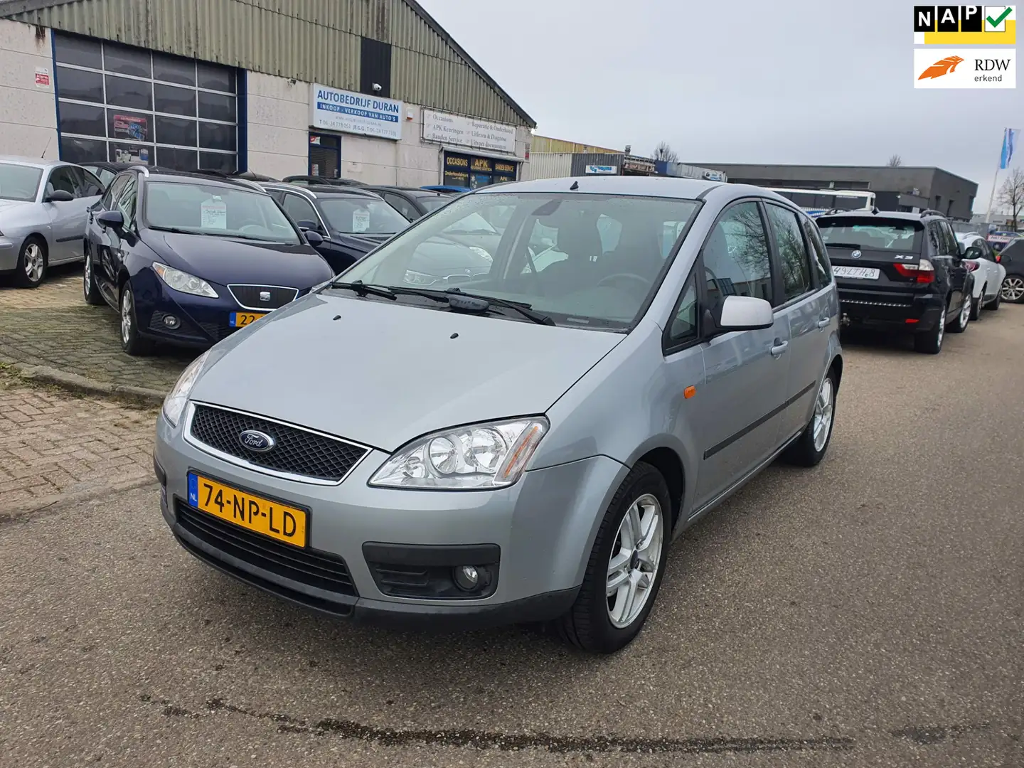 Ford Focus C-Max 1.8-16V First Edition Airco Bj.:2004 NAP! Gris - 1