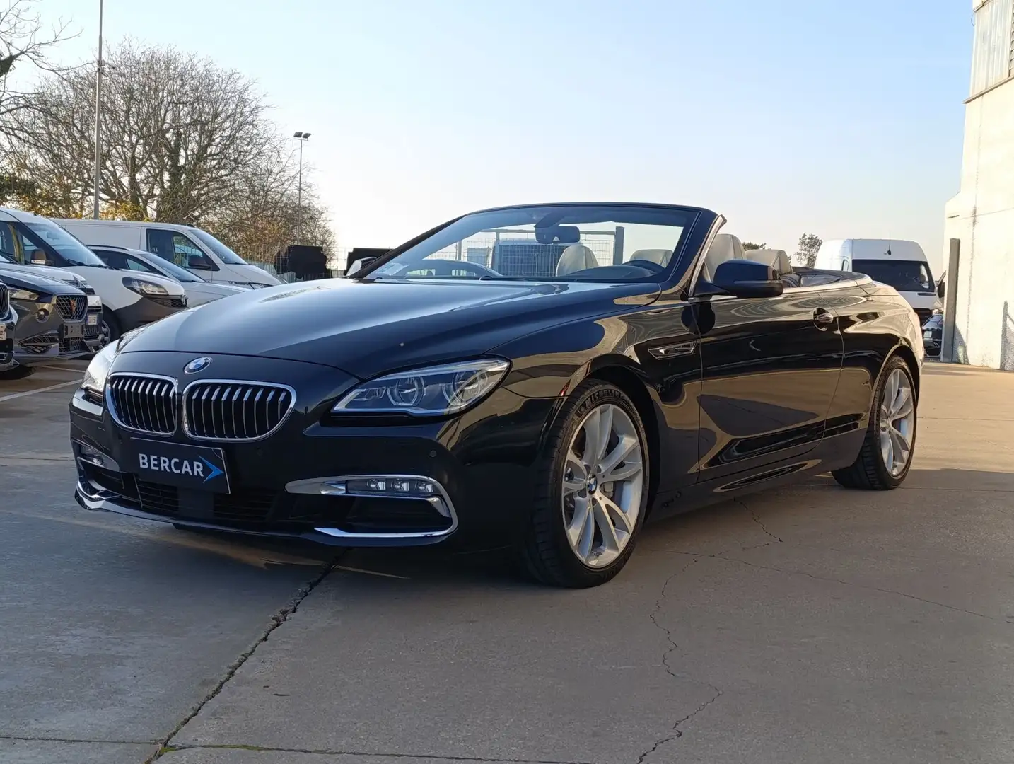 BMW 640 640d xDrive Cabrio Noir - 2