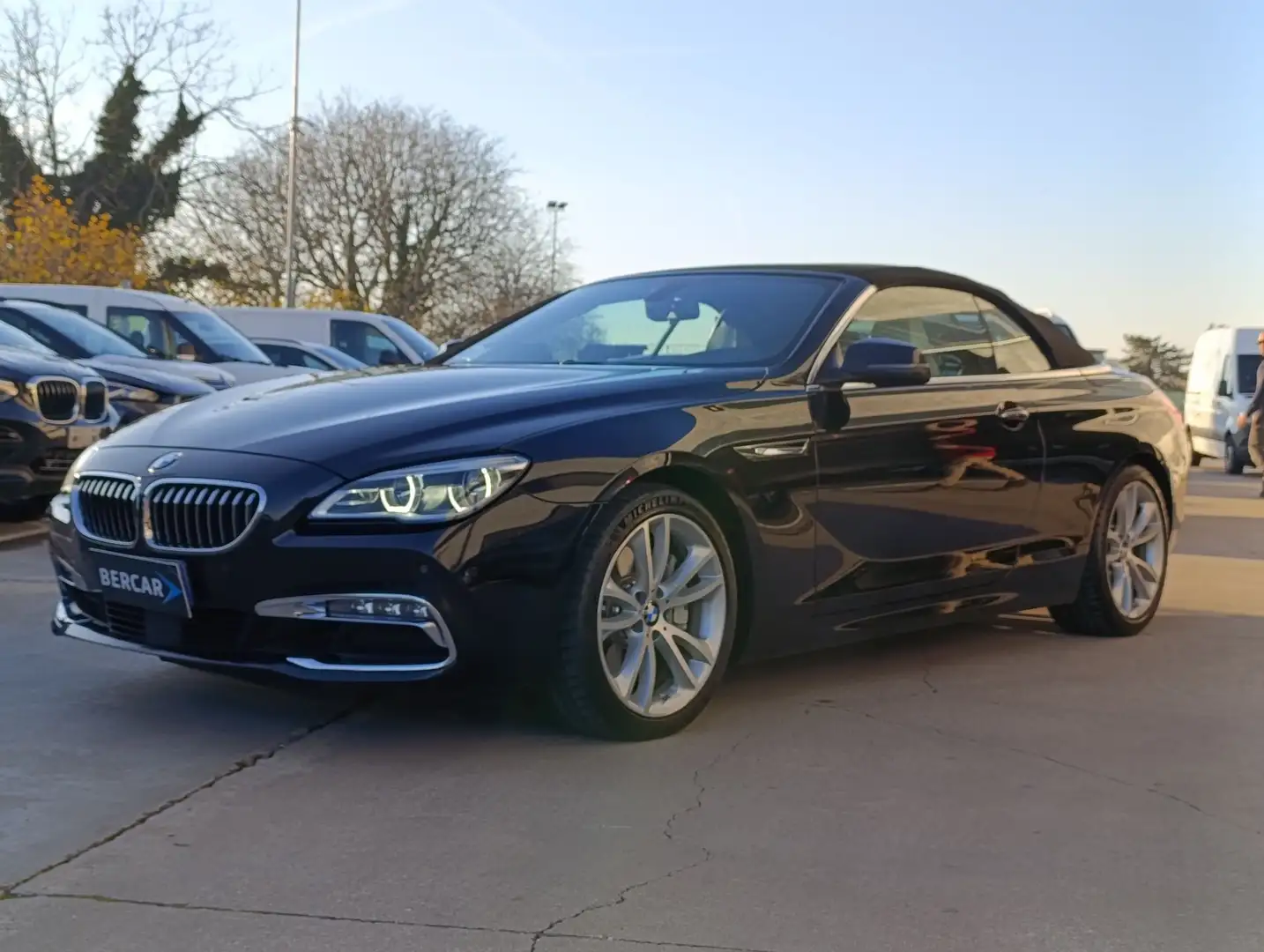 BMW 640 640d xDrive Cabrio Noir - 1