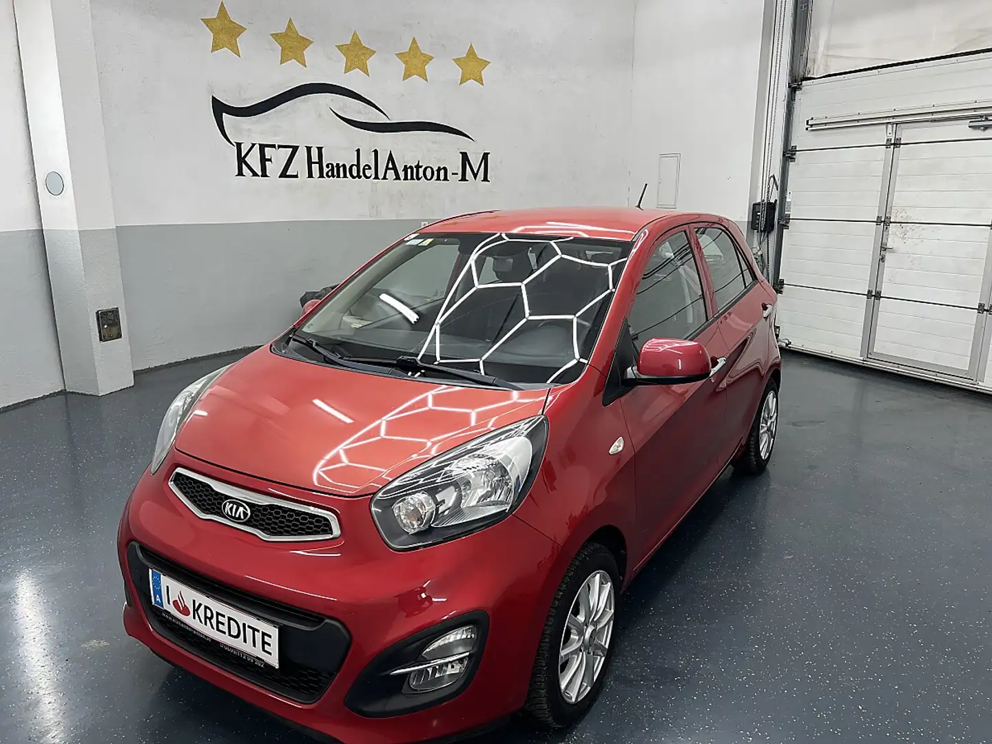 Kia Picanto 1,0 MPI Silber * SOFORT FINANZIERUNG & EINTAUSC... Rot - 1