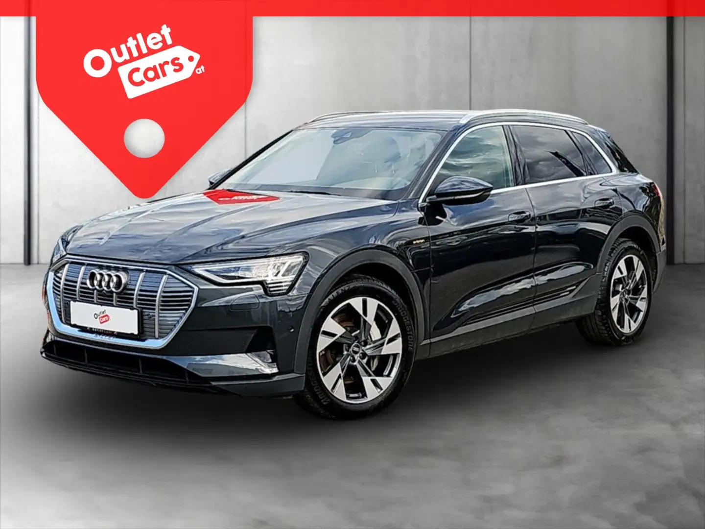 Audi e-tron 55 quattro Basis MATRIX+AHK+LED+Luft+NAVI Grau - 1