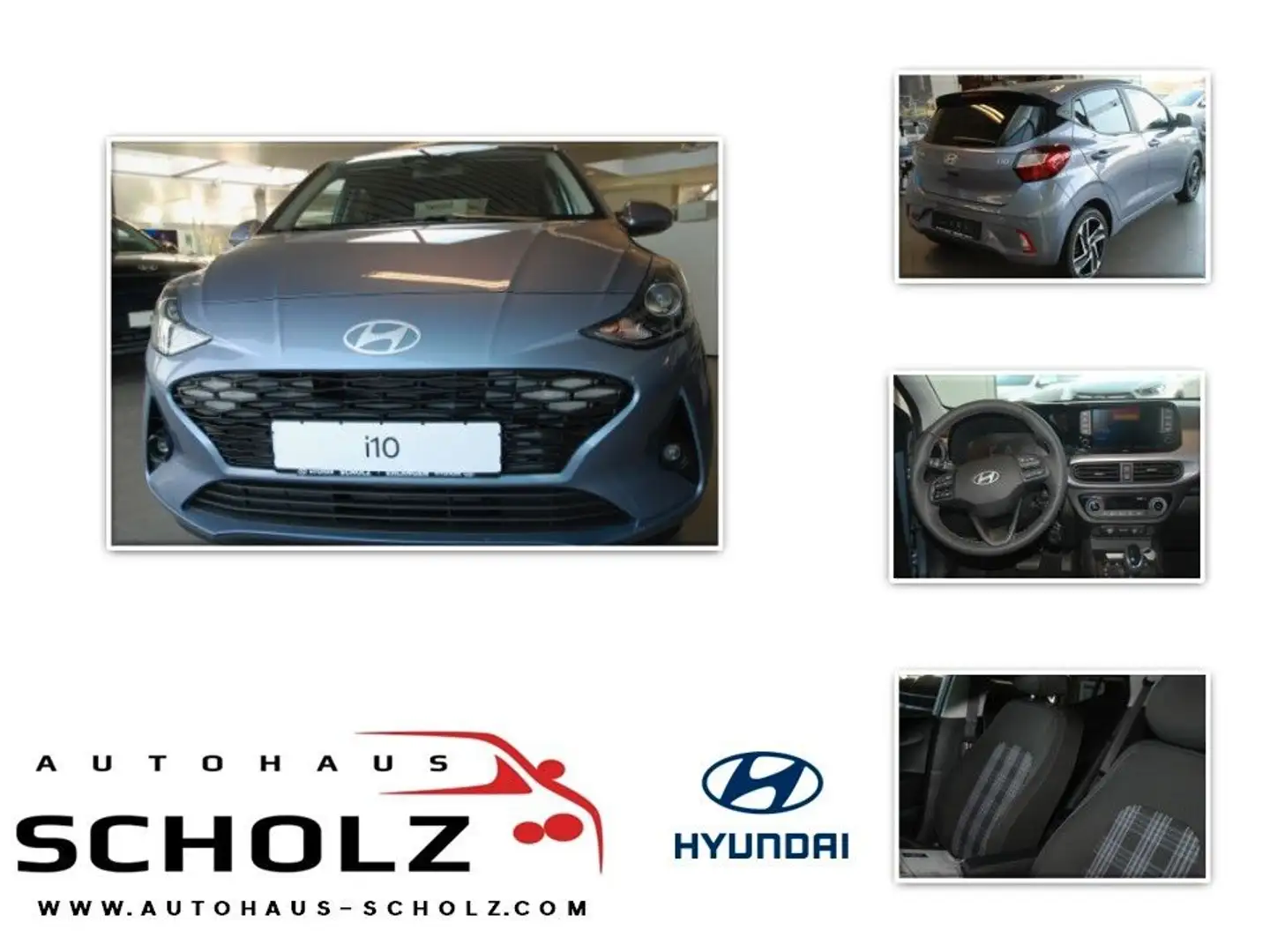 Hyundai i10 1.2 Prime AMT Navi Klima SHZ Kamera Bleu - 1