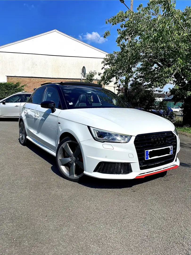 Audi A1 Sportback 1.8 TFSI 192 S tronic FULL Blanc - 1