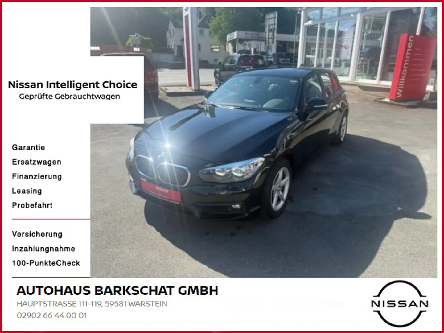 BMW 116 Baureihe 1 Lim. 5-trg. 116 i Advantage Noir - 1