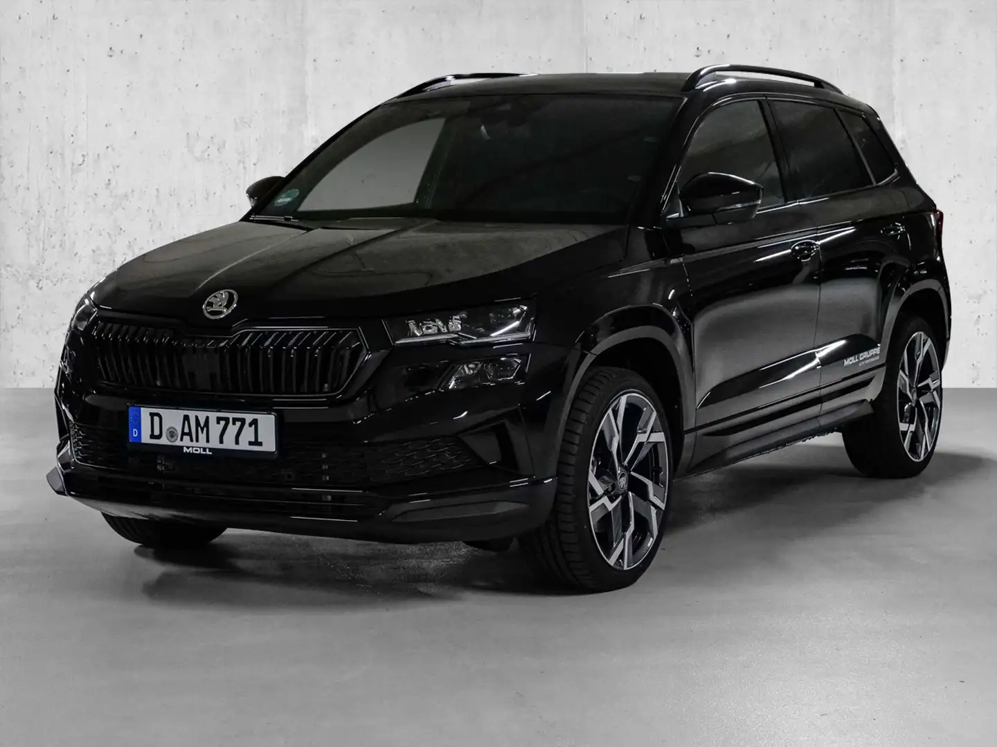 Skoda Karoq 1.5 TSI ACT Sportline 2xKLIMA ACC AHK AUT Schwarz - 2