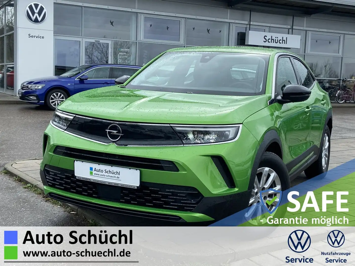 Opel Mokka-E EDITION 3-PHASIG+CCS+KAMERA+LED+GRA+PDC+ Grün - 1