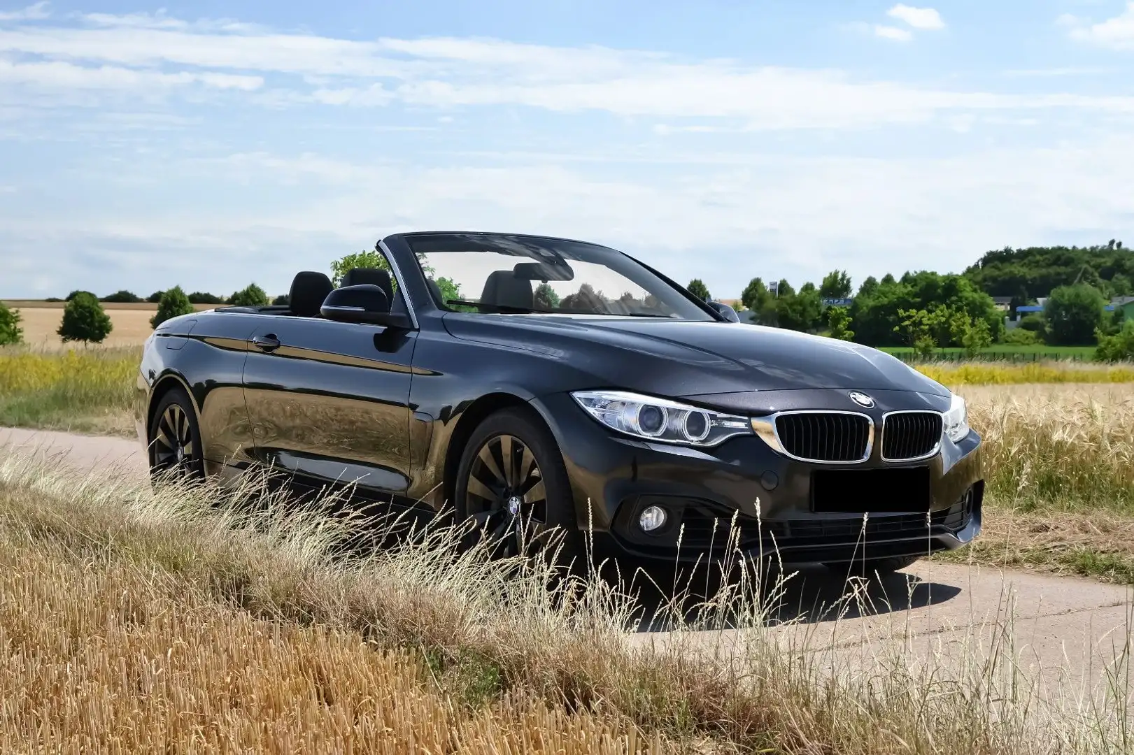 BMW 435 4 Cabrio 435i  * 2 Hand* deutsches Auto* Black - 1