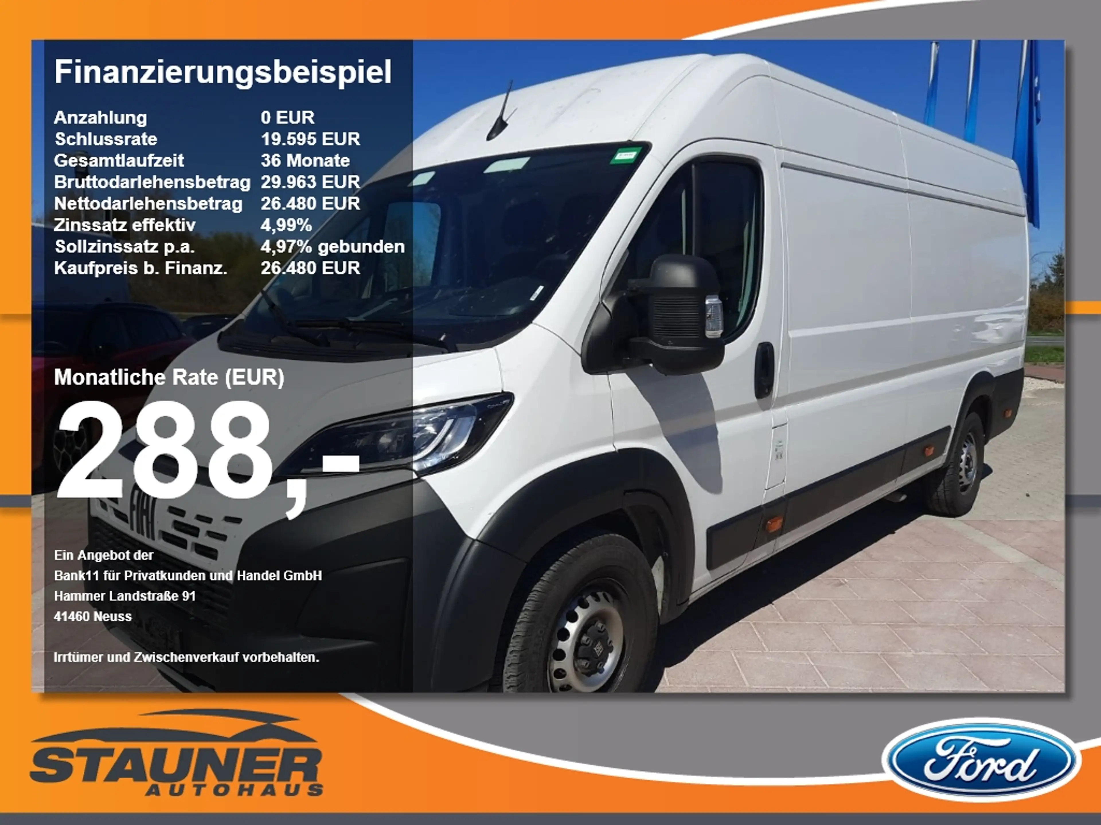 Fiat Ducato Kastenwagen 35 180 M L4H2 Kamera Klima