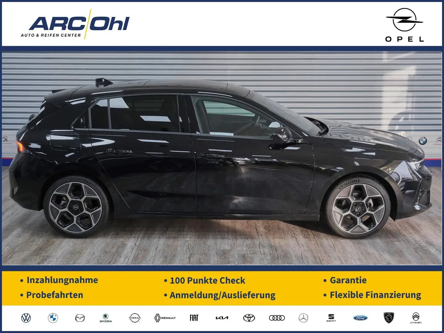 Opel Astra L 1.2 Ultimate *NAVI/HUD/MATRIX/SCHIEBED.* Schwarz - 1