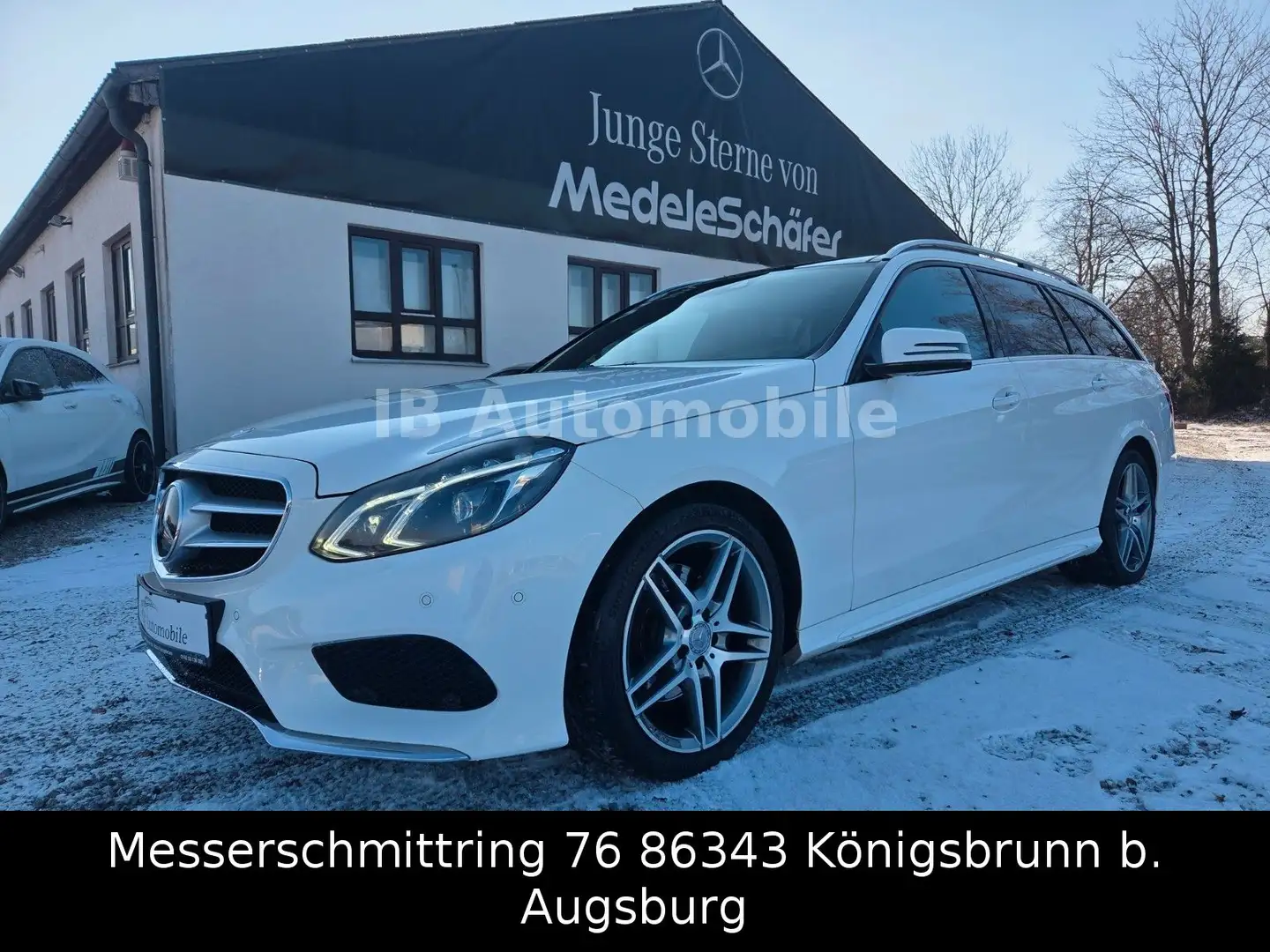 Mercedes-Benz E 300 T AMG LINE AHK*Pano*ACC*LED*LEDER*uvm Blanc - 1