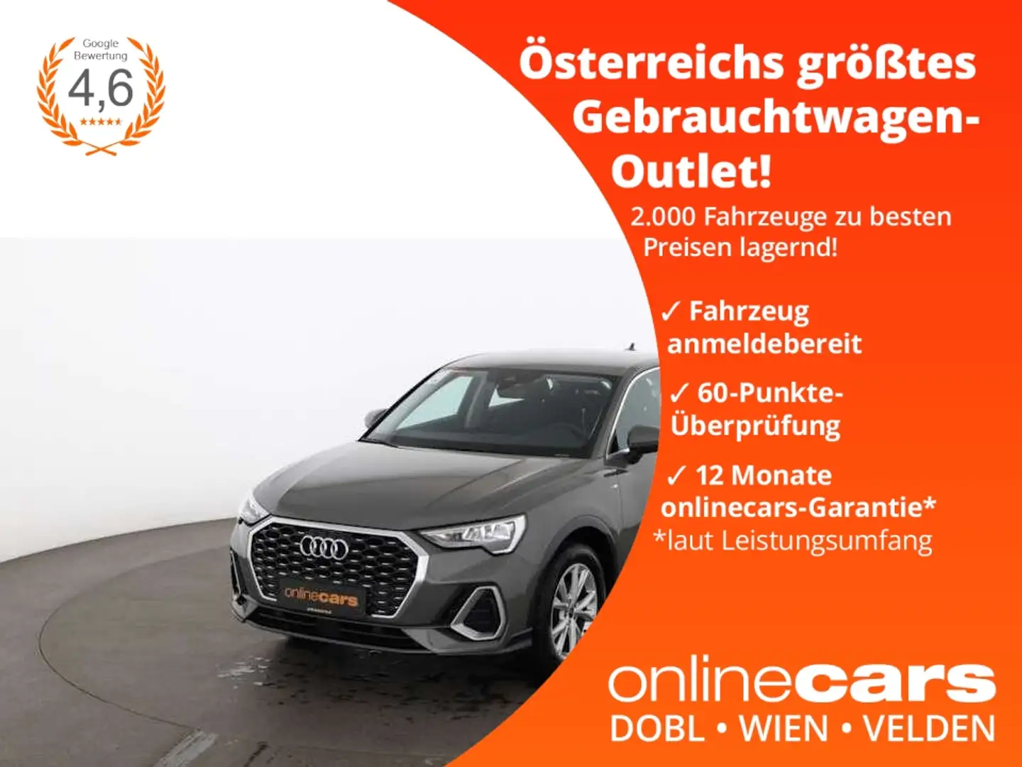 Audi Q3 Sportback 35 TFSI S-Line LED NAVI DIGI-TACHO Grau - 1