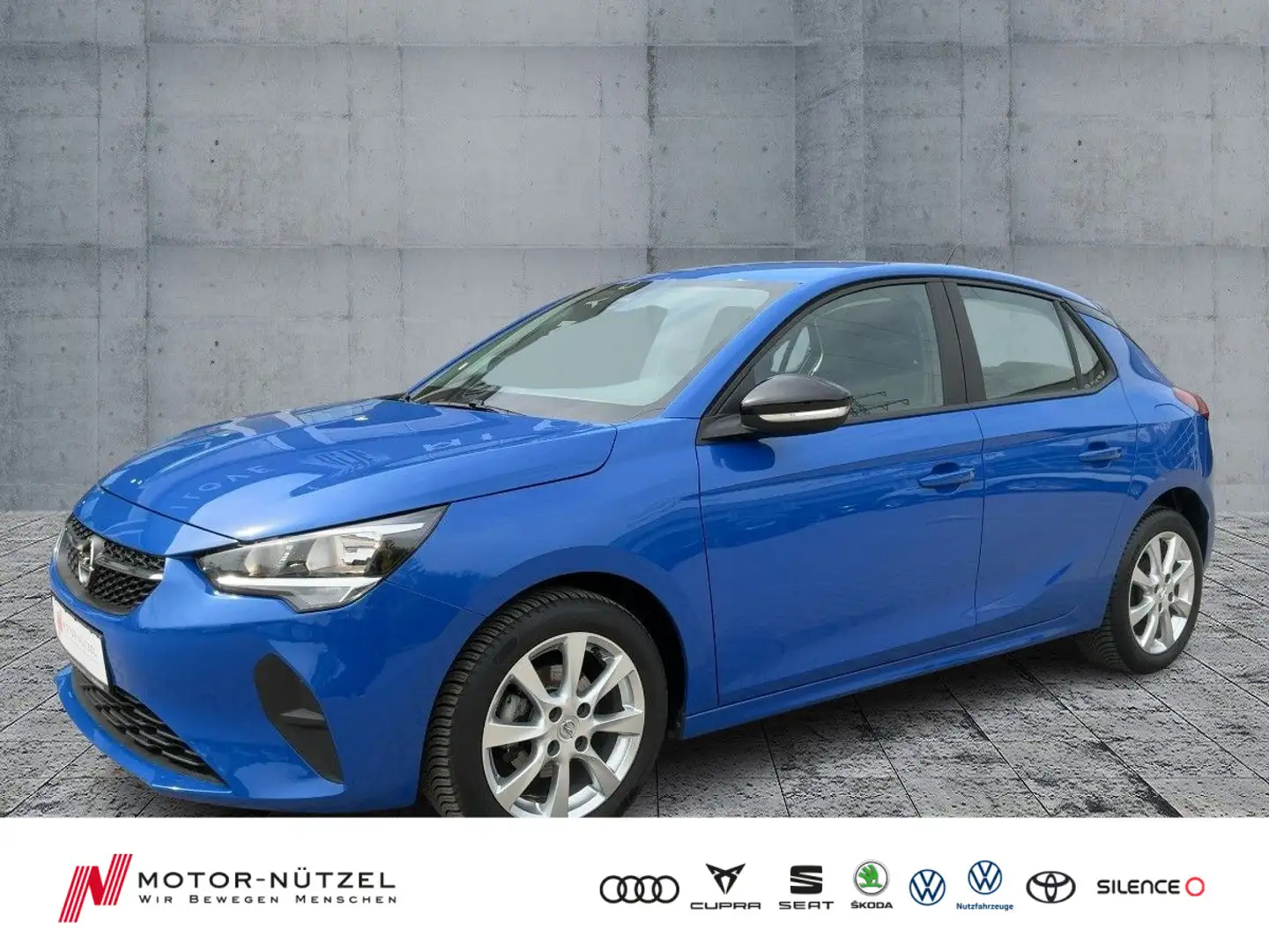 Opel Corsa F 1.2 EDITION KLIMA+NAVI+DAB+SHZ+PDC+ZVFB Blau - 1