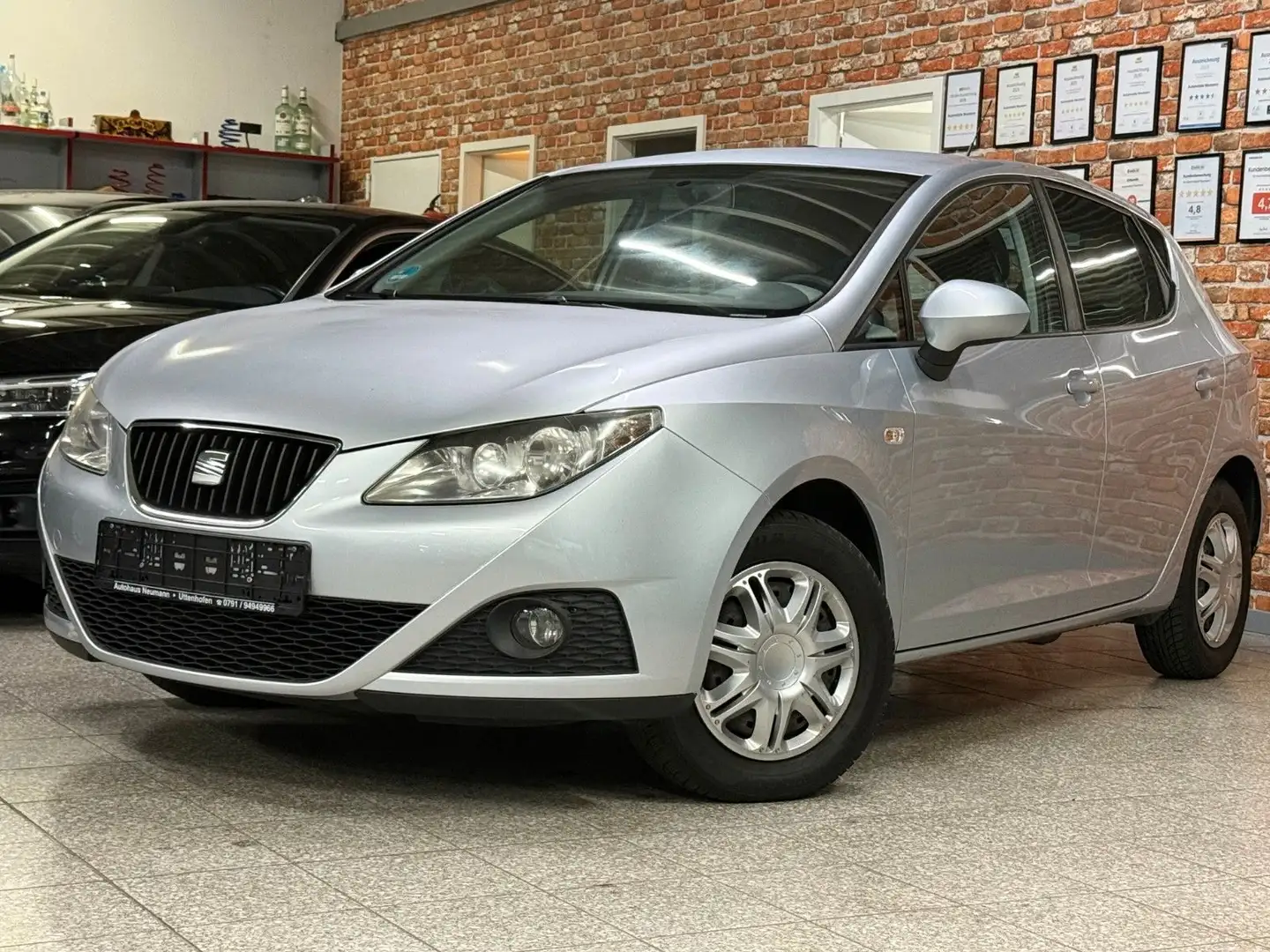 SEAT Ibiza Lim. Style-1.4-Klima-SHZ-Tüv 10/2027-5Türi Silber - 1