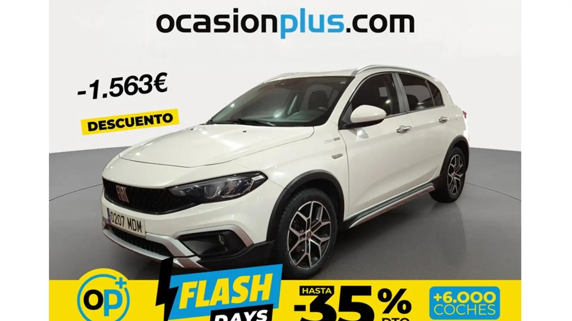 Fiat Tipo 1.5 Hybrid Cross DCT 96KW Blanc - 1