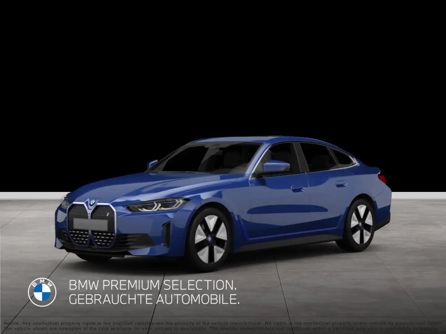 BMW i4 eDrive40 Gran Coupé 480€ netto/mtl.*M Sportpaket*H Blau - 1