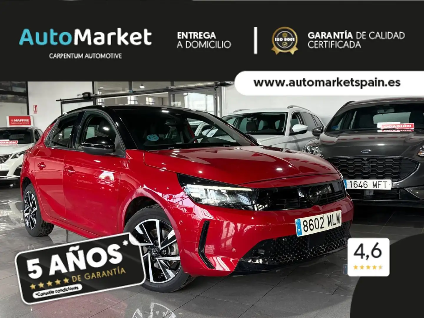 Opel Corsa GS 1.2T XHL 74KW (100CV) GS Rouge - 2