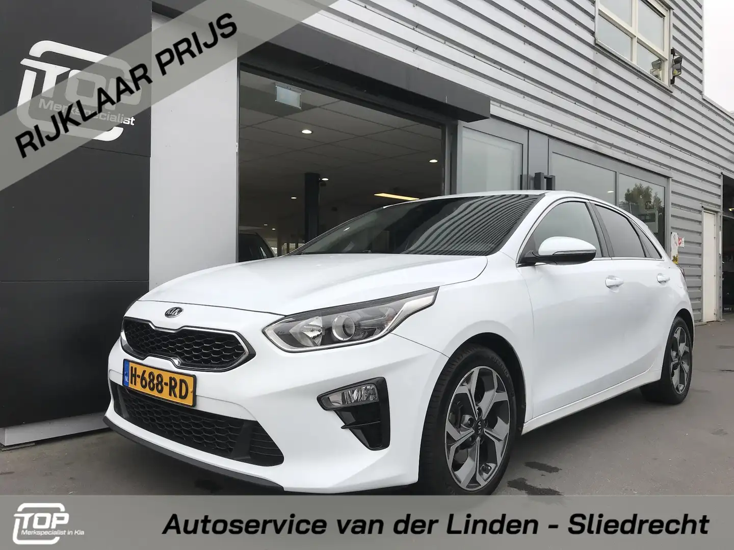 Kia Ceed / cee'd 1.0 T-GDi DynamicPlusLine Weiß - 1