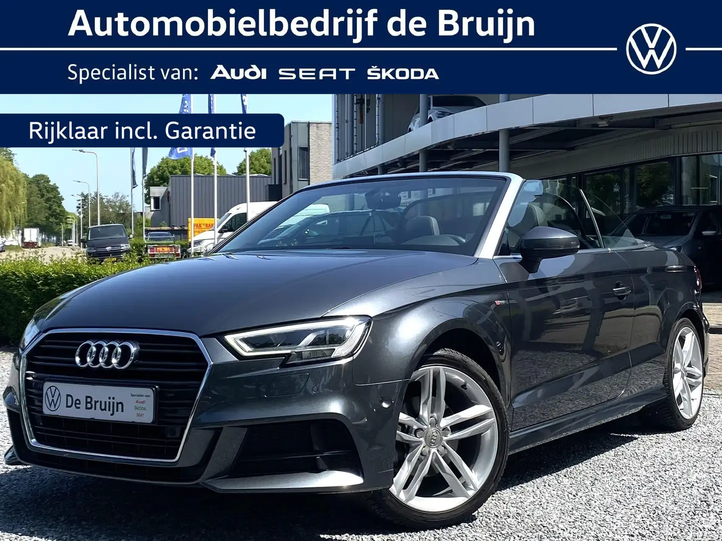 Audi A3 Cabriolet 1.5 TFSI 150pk Aut. S-Line (2x) (Trekhaa Gris - 1