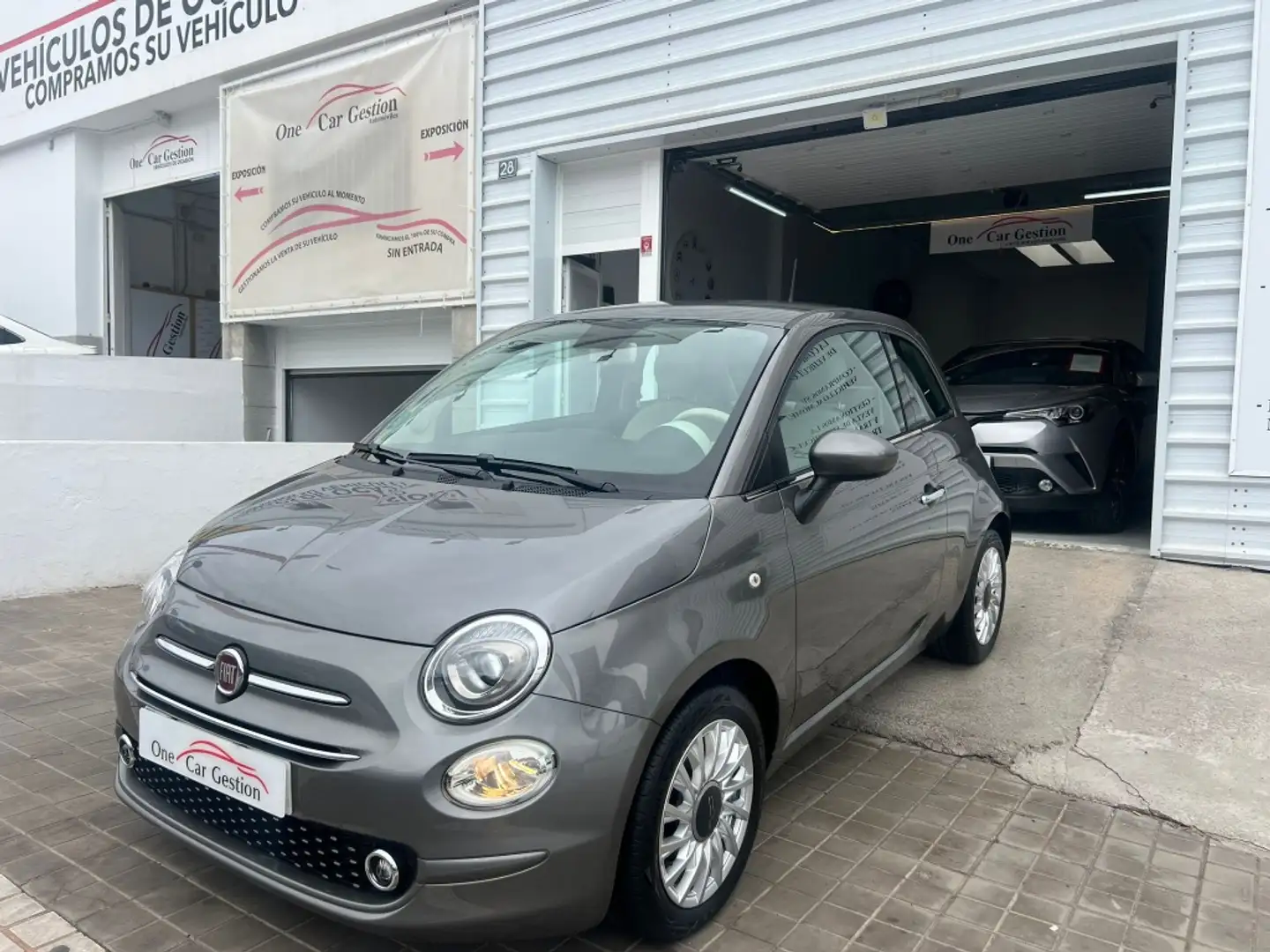 Fiat 500 1.2 Pop Gris - 1